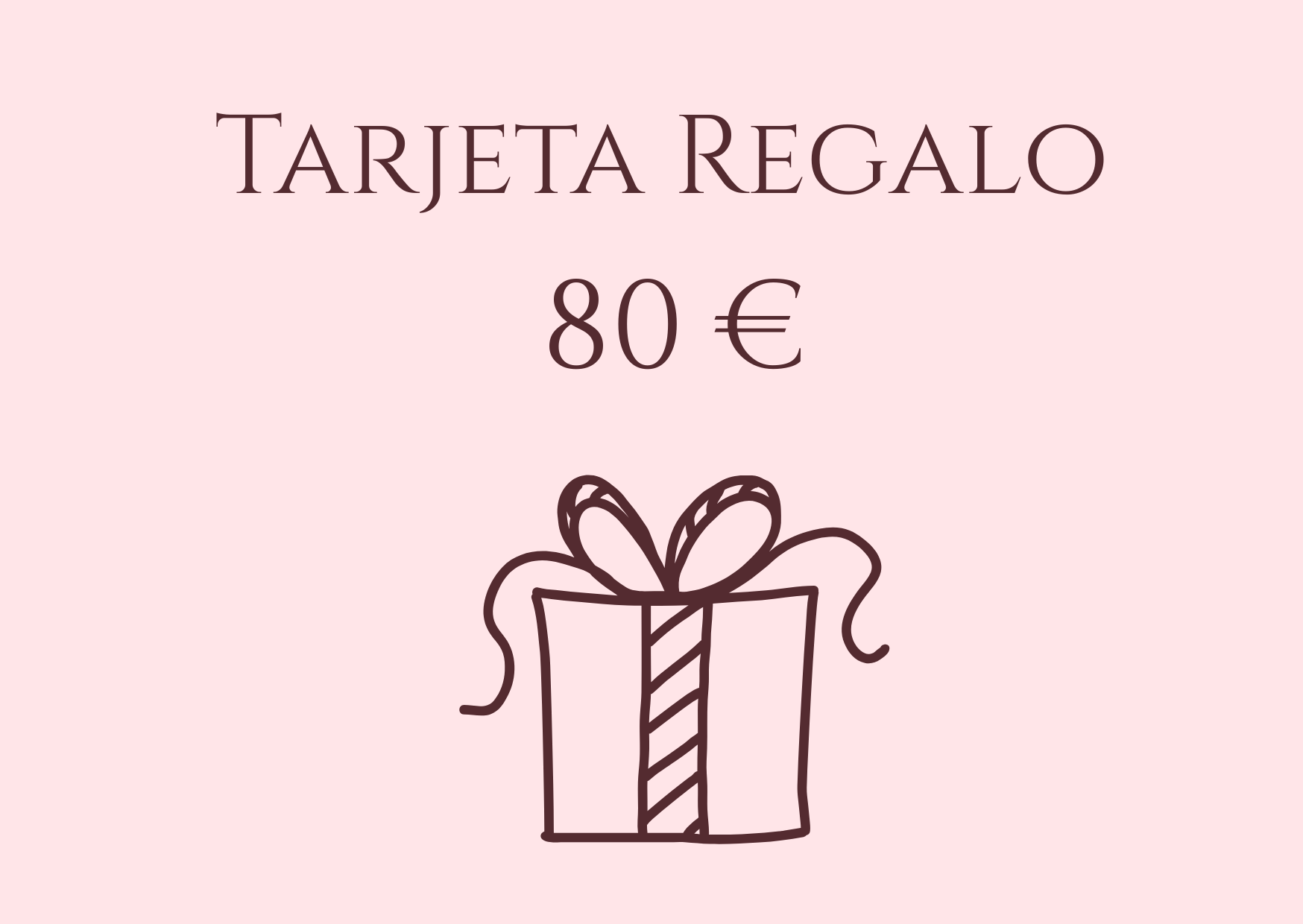 Tarjeta regalo 80€